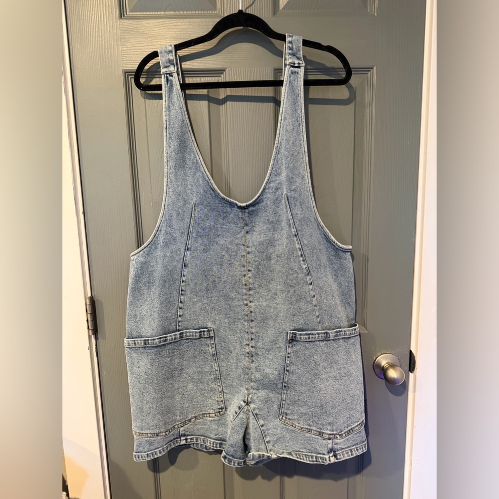 Better Be Light Blue Denim Overalls